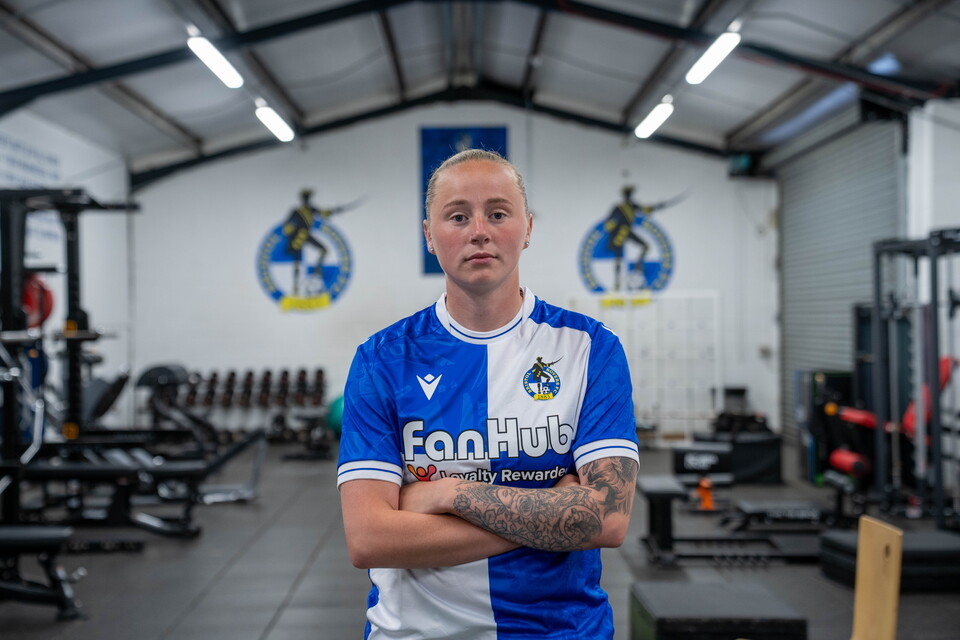 Erin Bloomfield in a Gym.