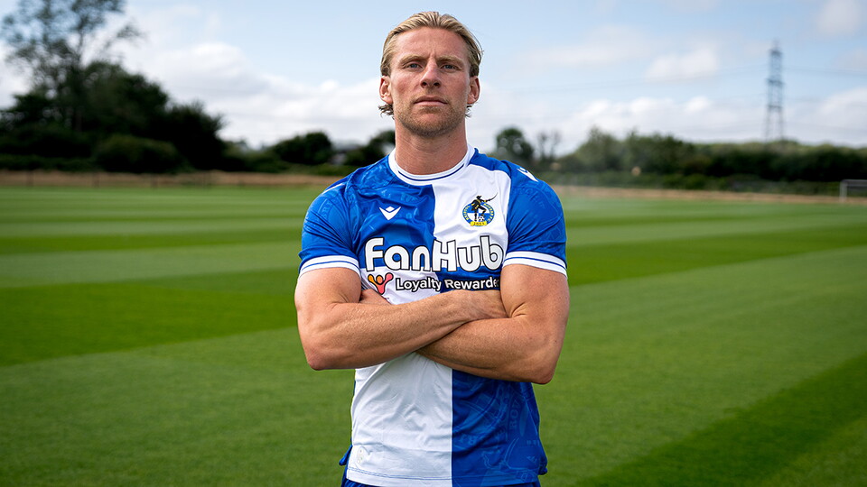 Alfie Kilgour on the training pitches