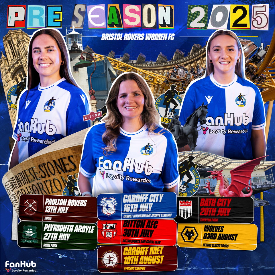 Bristol Rovers Women's Pre Season schedule.