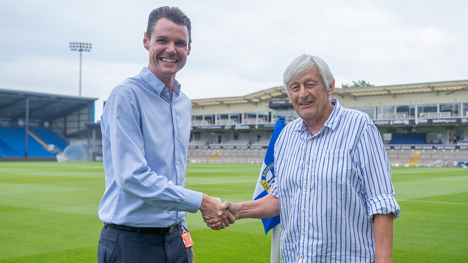 Keith Brookman and Mitch Waddon