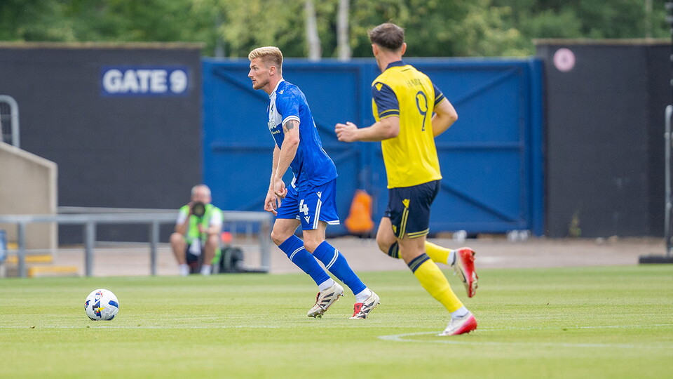 Taylor Moore in action versus Oxford