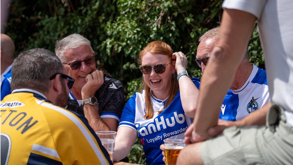 Fan Gallery: Bristol Rovers v Harrogate Town 