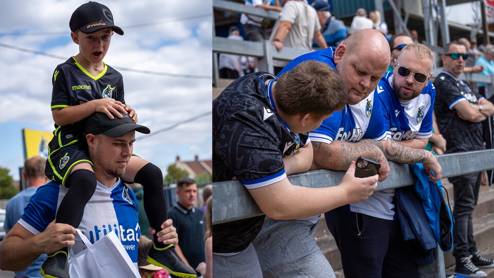 Fan Gallery: Bristol Rovers v Harrogate Town 