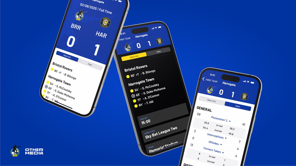 The Bristol Rovers App for Android and iOS