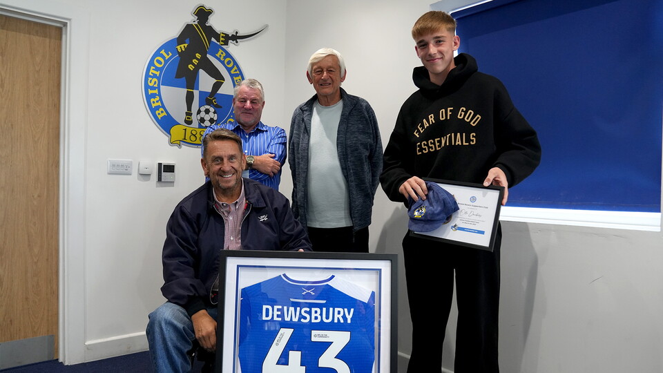 Bristol Rovers Cap Presentation 