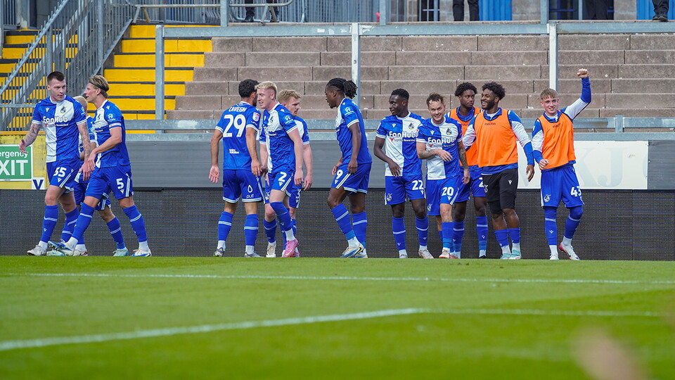 Josh McEachran celebrates his goal 