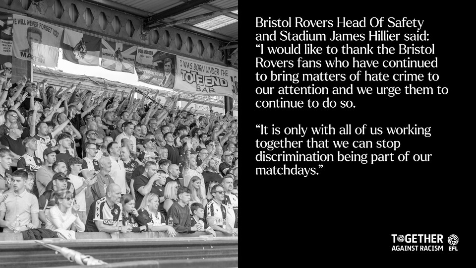 Bristol Rovers X EFL Together Against Racism