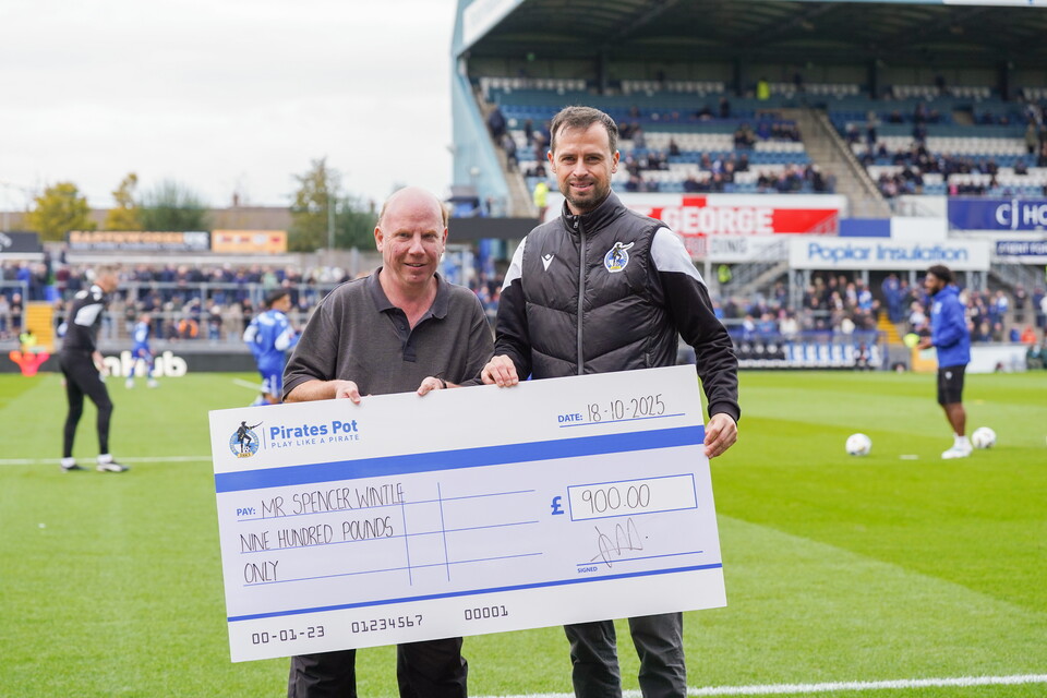 Spencer Wintle Pirate's Pot winnings