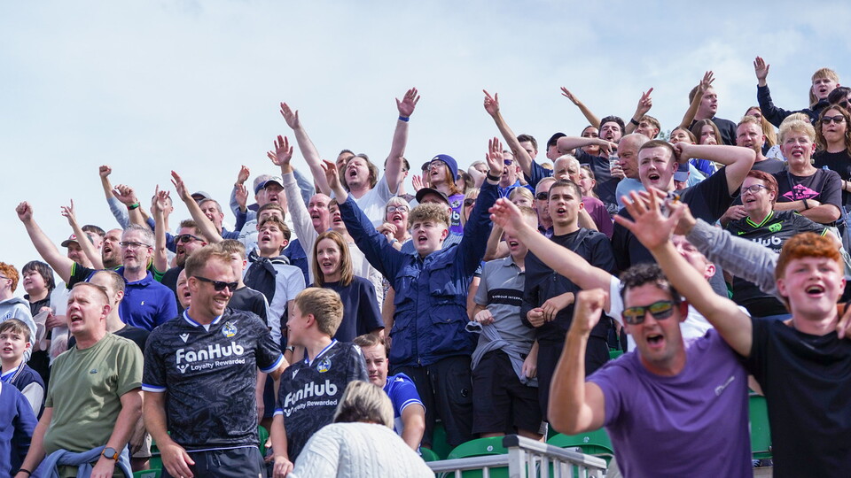 rovers fans celebrate
