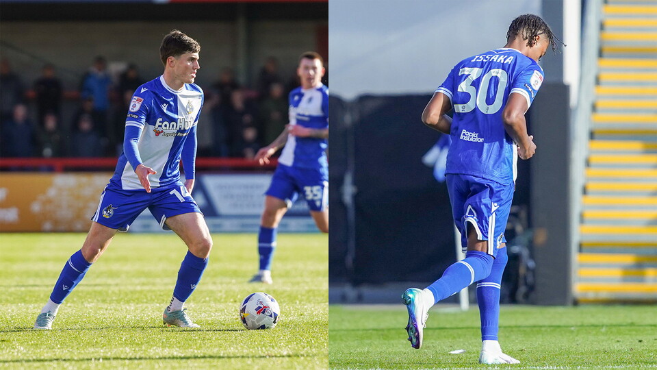 Joel Cotterill and Freddie Issaka 