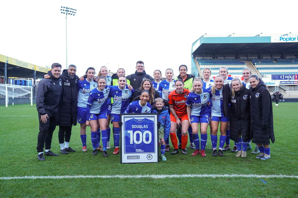 Layah Douglas 100 appearences