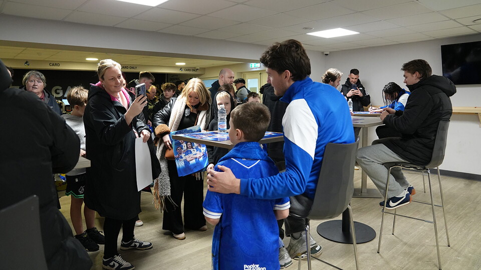 January signings meet supporters at Stadium Store!