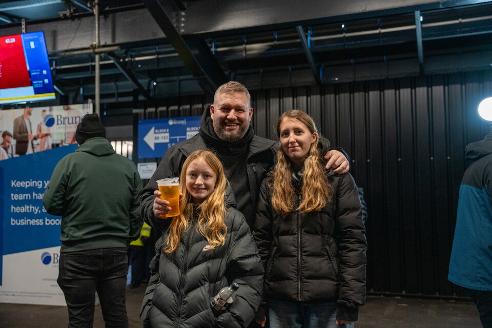 Bristol Rovers fans in South Stand