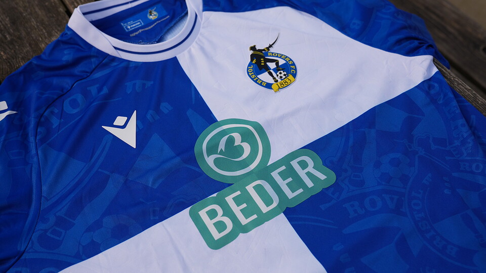 Beder front of shirt sponsor