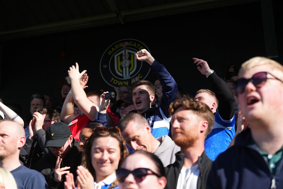 Gallery | The best fan images from Rovers' away victory over Harrogate 