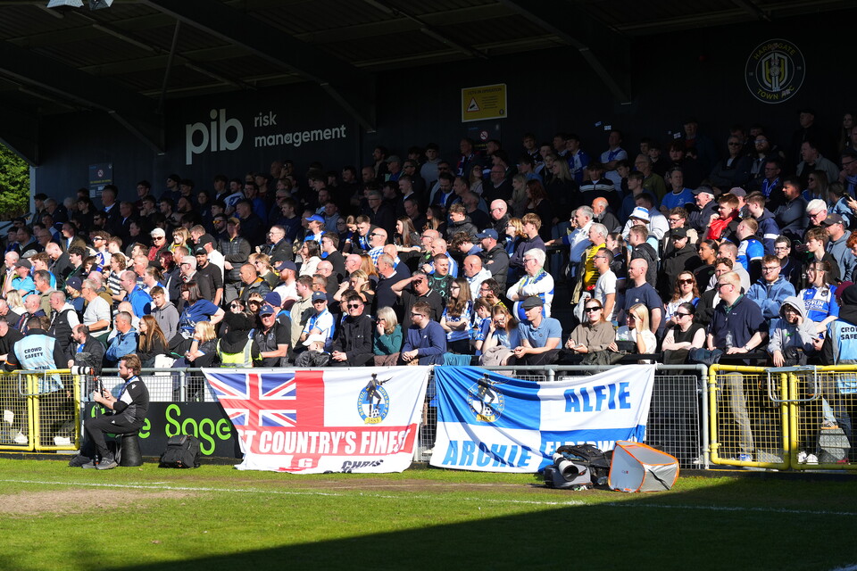 Gallery | The best fan images from Rovers' away victory over Harrogate 