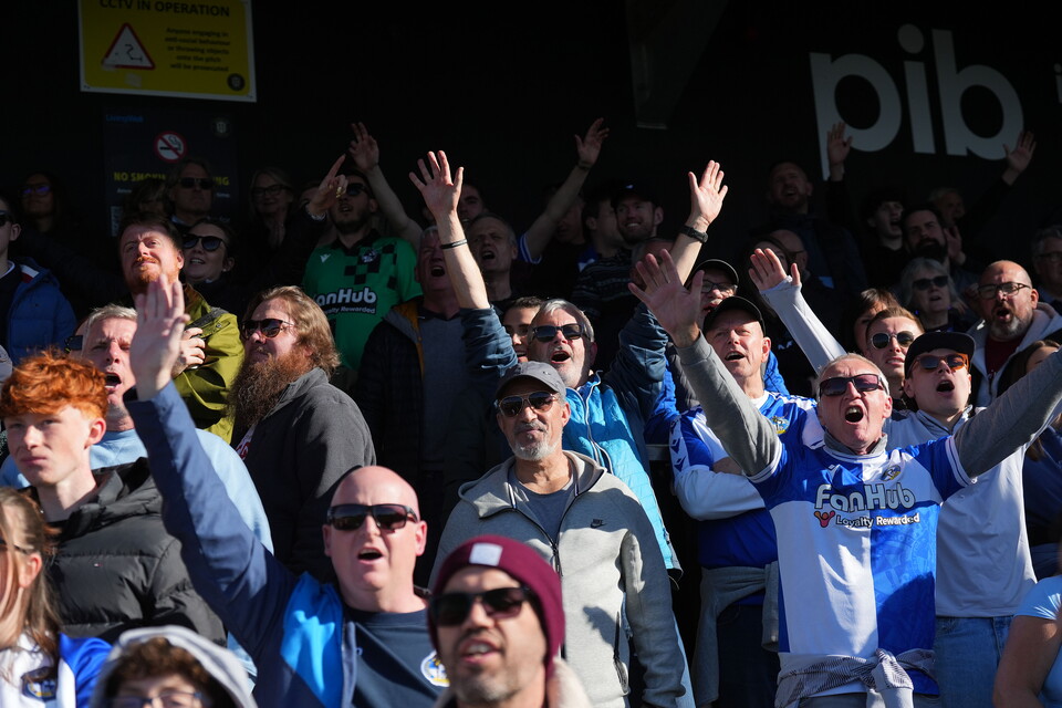 Gallery | The best fan images from Rovers' away victory over Harrogate 