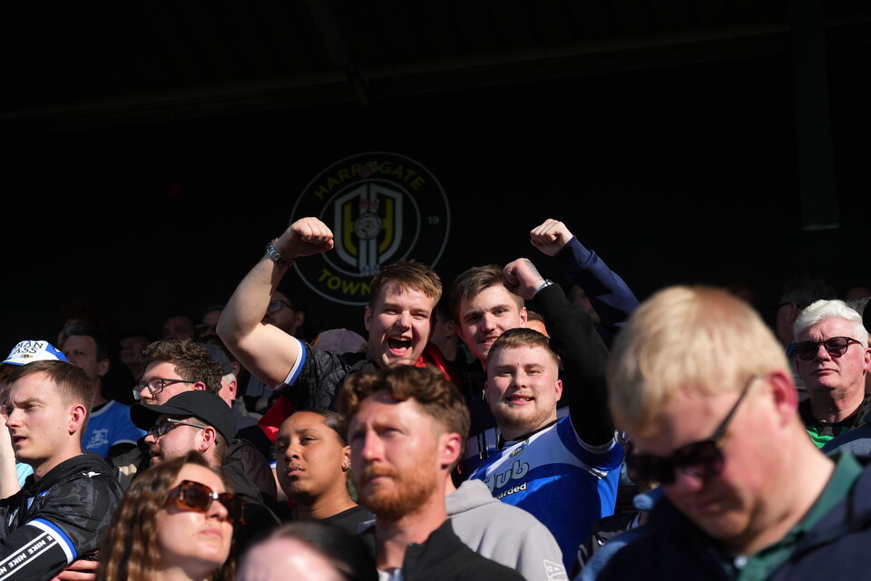 Gallery | The best fan images from Rovers' away victory over Harrogate 