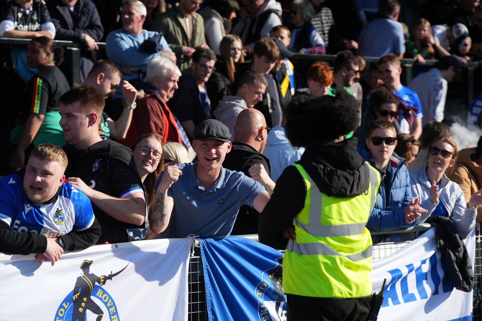 Gallery | The best fan images from Rovers' away victory over Harrogate 