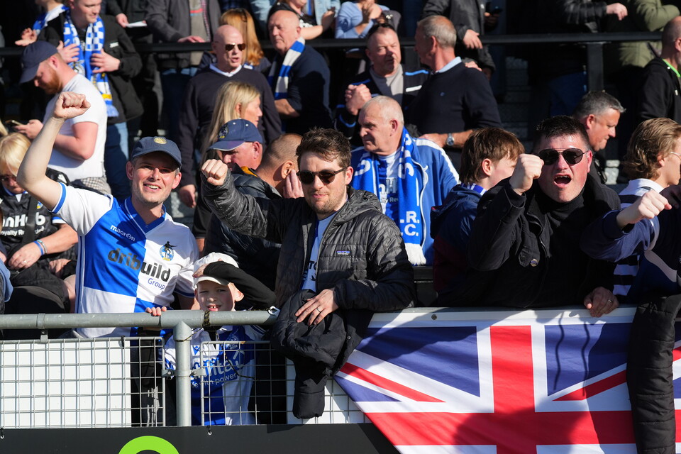 Gallery | The best fan images from Rovers' away victory over Harrogate 