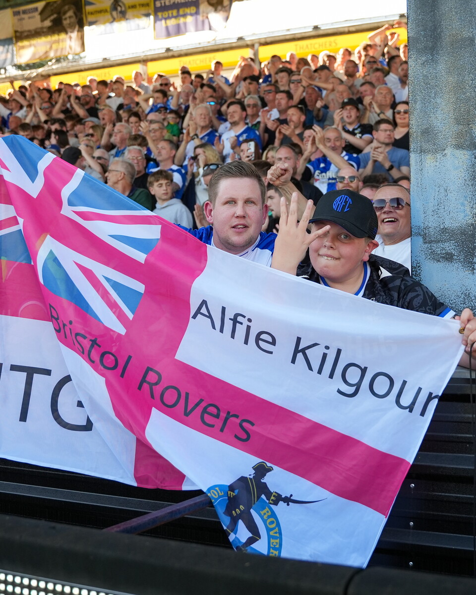 Gallery | The best fan images from Rovers' win over Cheltenham 