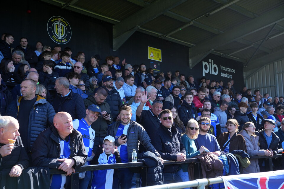 Gallery | The best fan images from Rovers' away victory over Harrogate 