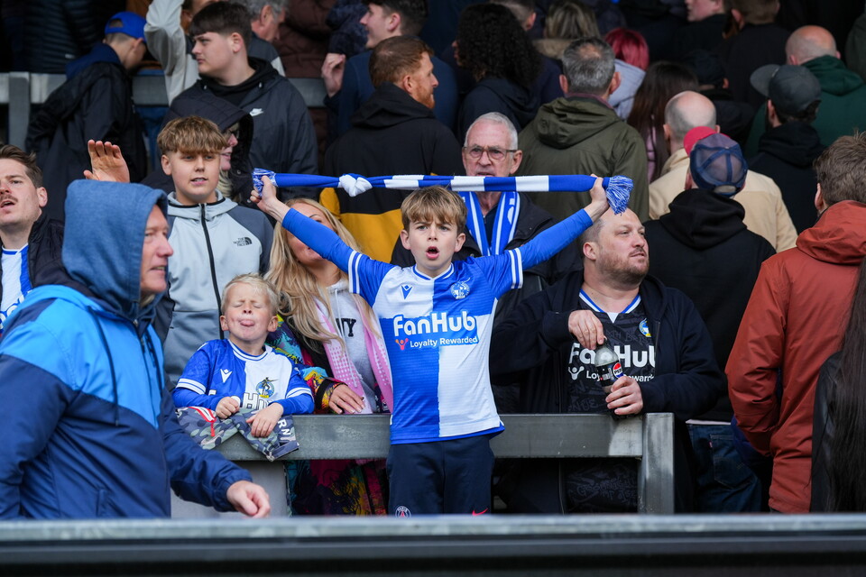 Gallery | The best fan images from Rovers' win over Fleetwood