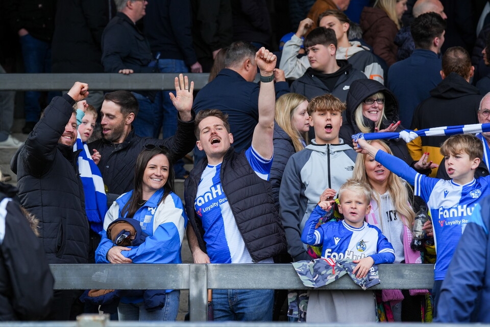 Gallery | The best fan images from Rovers' win over Fleetwood
