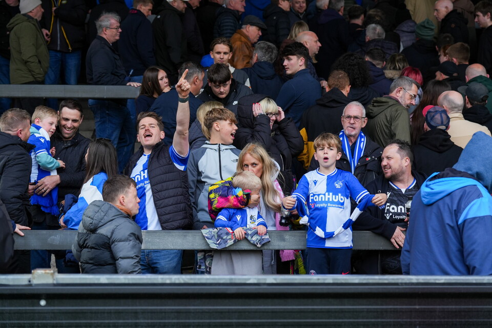 Gallery | The best fan images from Rovers' win over Fleetwood