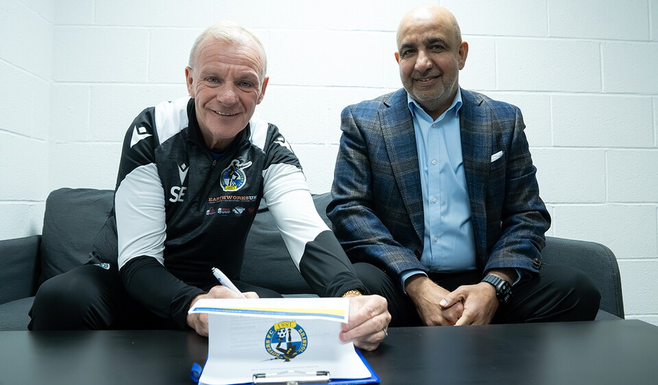 Hussain AlSaeed and Steve Evans