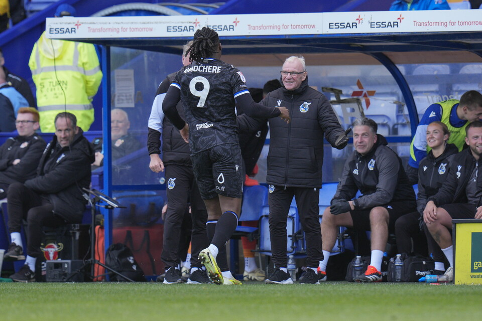 Steve Evans and Promise 