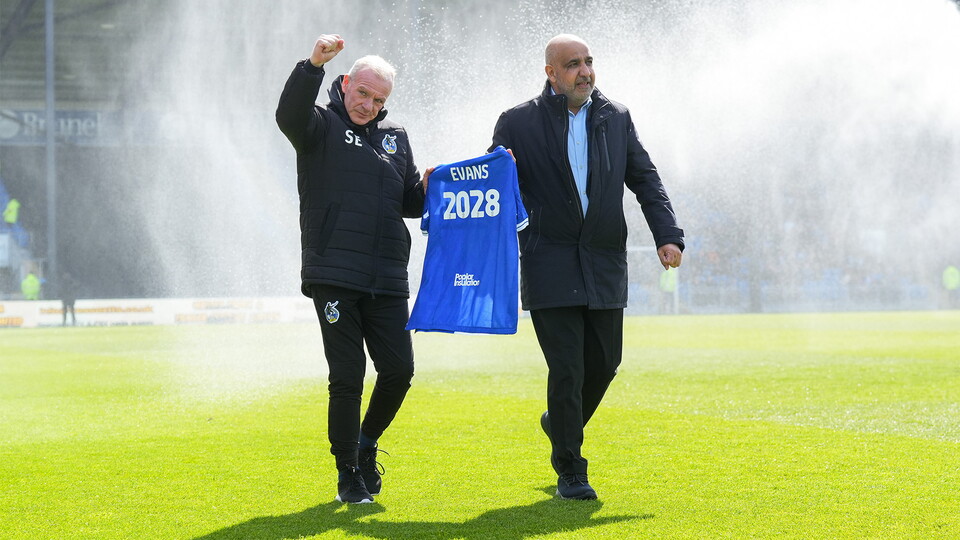 Steve Evans and Hussain AlSaeed