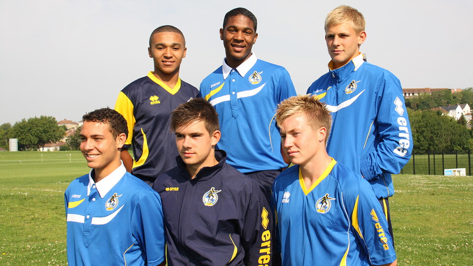 Ellis and a young group