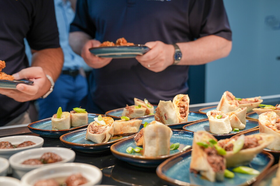 Food in Hospitality Suite