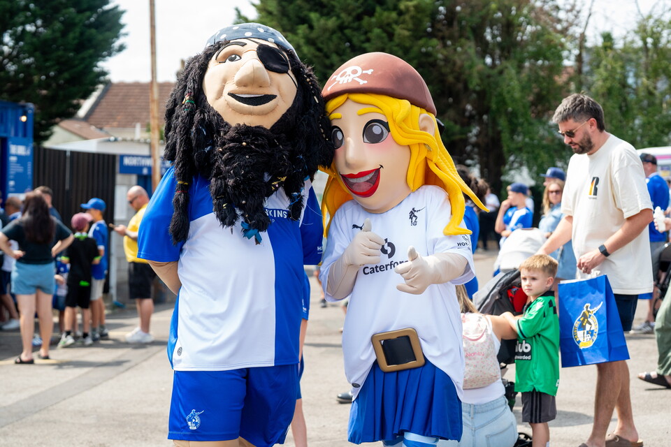 Bristol Rovers Club Mascots