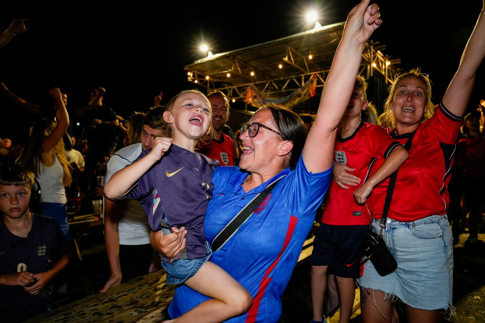 Gallery | The best fanzone images from England's win over Norway