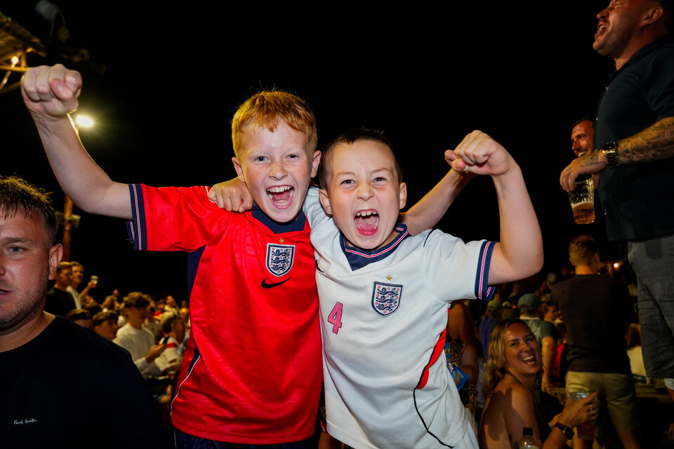 Gallery | The best fanzone images from England's win over Norway