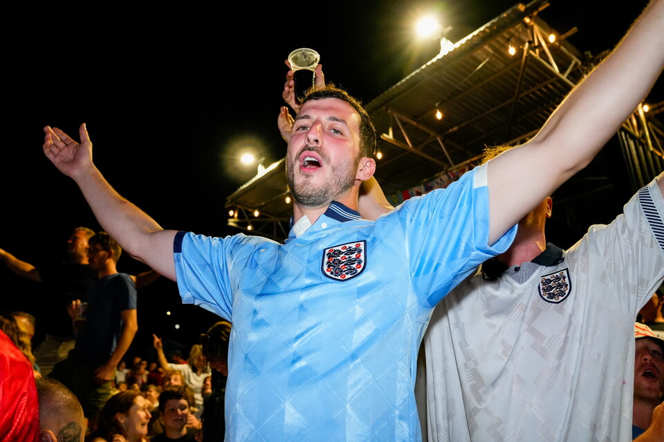 Gallery | The best fanzone images from England's win over Norway