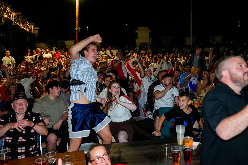 Gallery | The best fanzone images from England's win over Norway