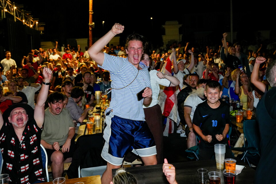 Gallery | The best fanzone images from England's win over Norway