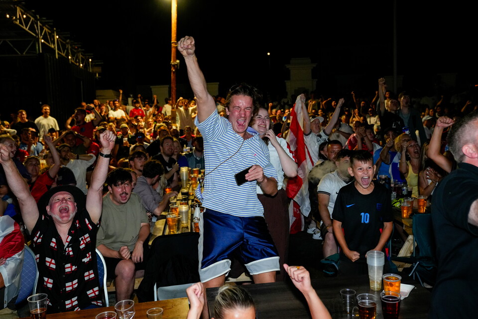 Gallery | The best fanzone images from England's win over Norway