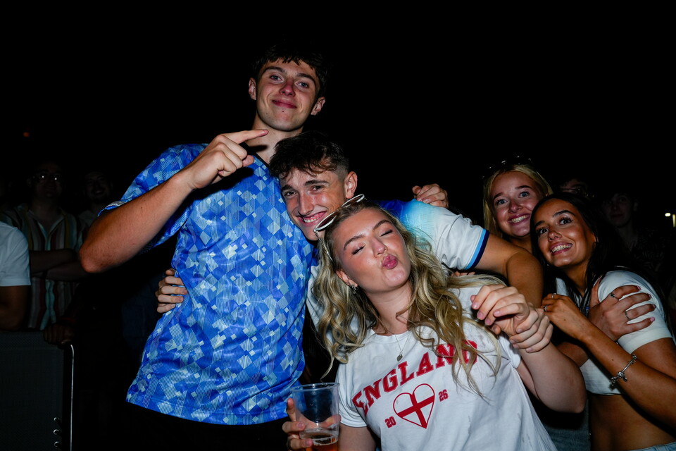 Gallery | The best fanzone images from England's win over Norway