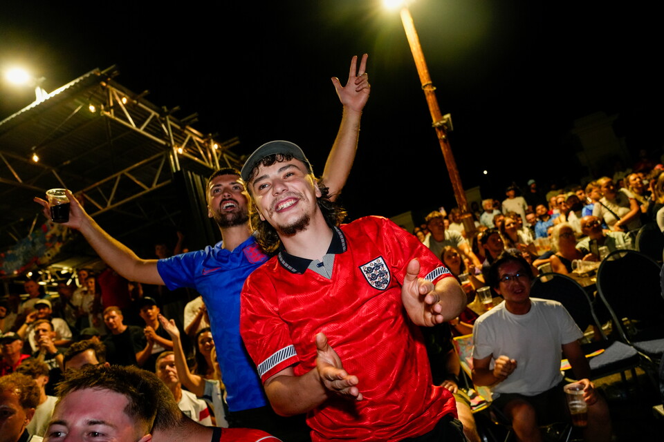 Gallery | The best fanzone images from England's win over Norway
