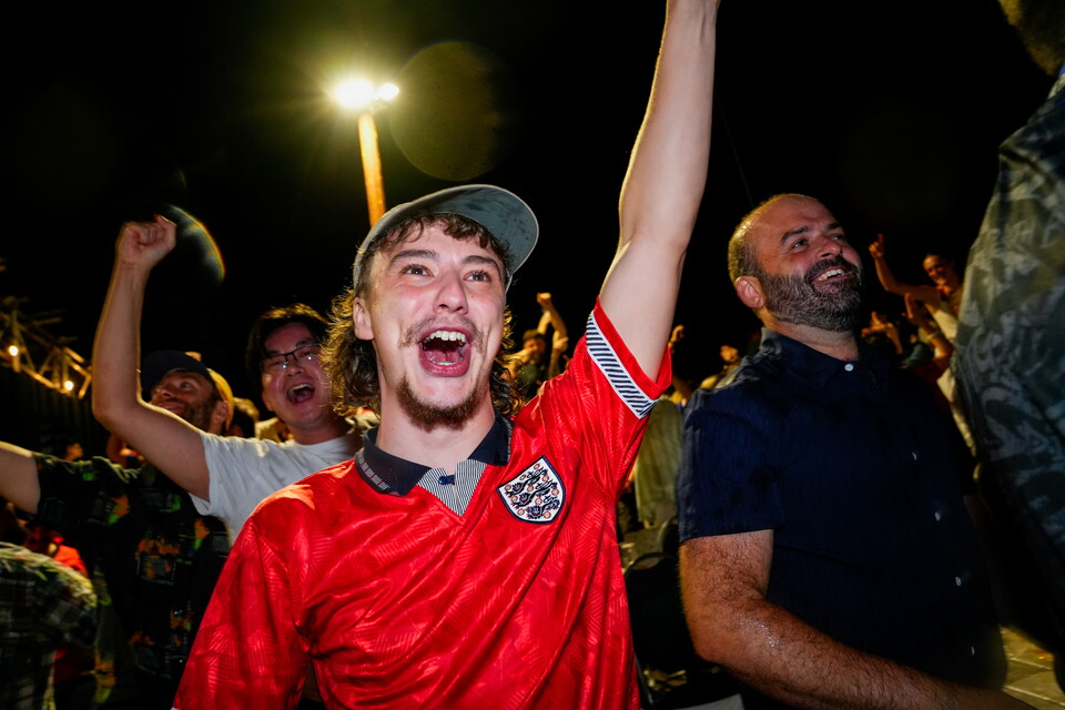 Gallery | The best fanzone images from England's win over Norway