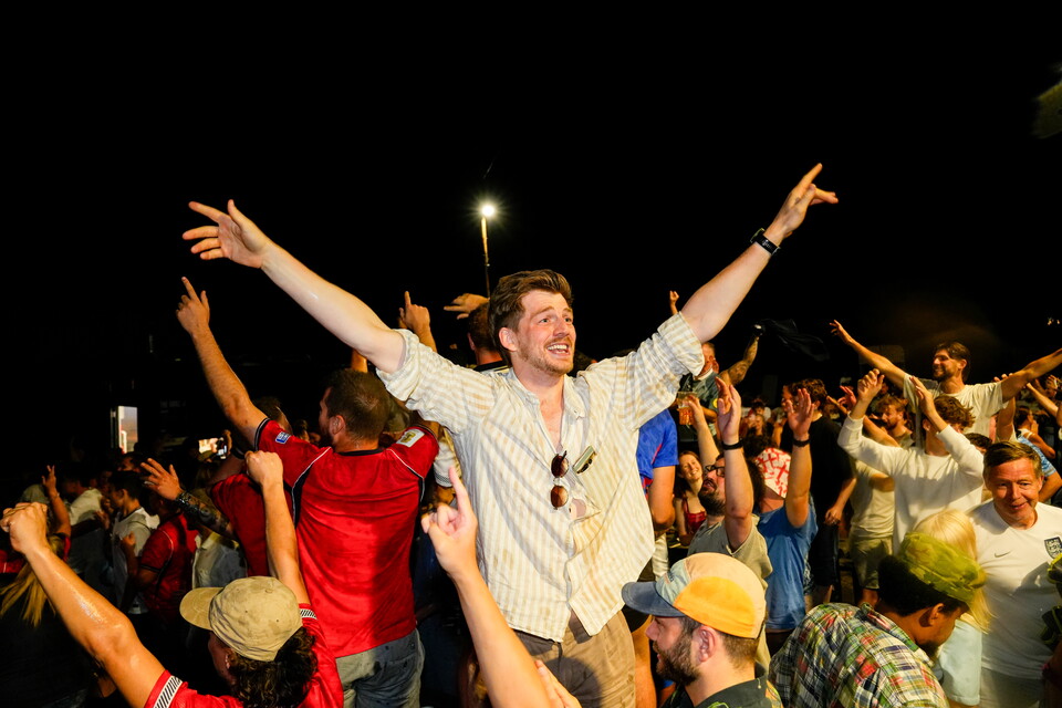 Gallery | The best fanzone images from England's win over Norway