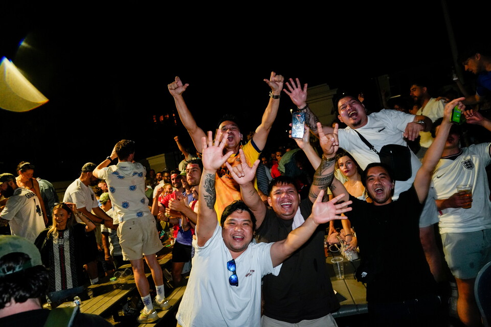 Gallery | The best fanzone images from England's win over Norway