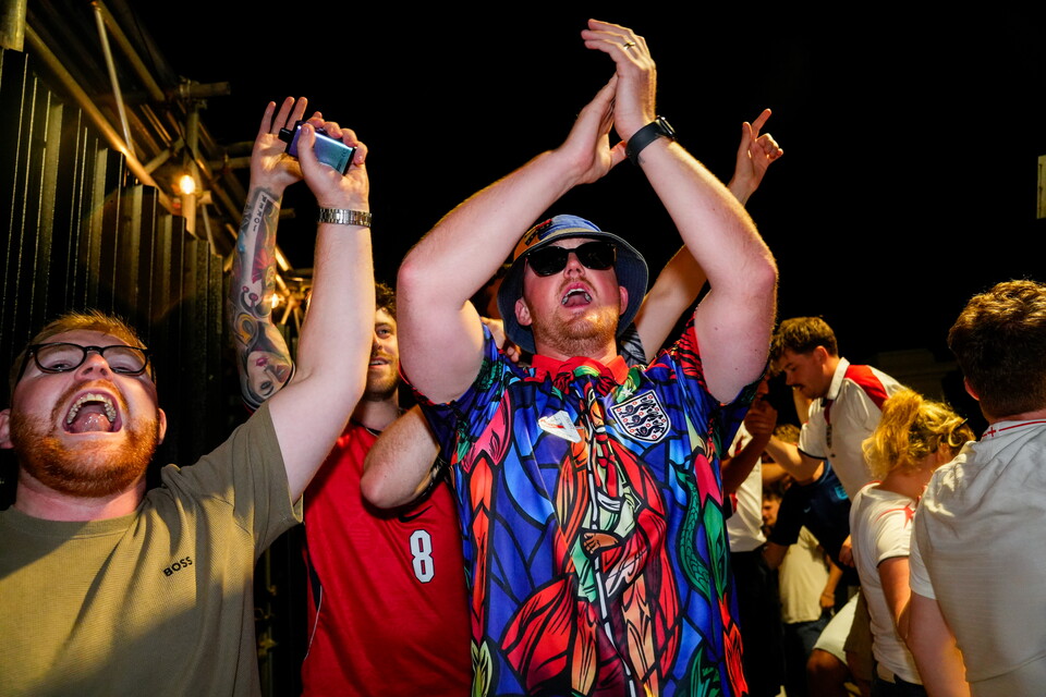 Gallery | The best fanzone images from England's win over Norway