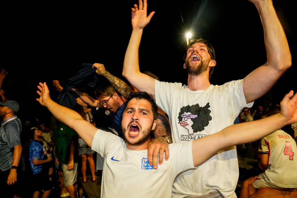 Gallery | The best fanzone images from England's win over Norway