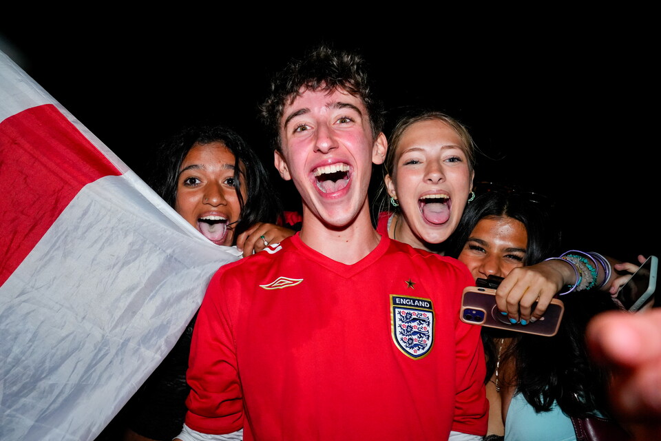 Gallery | The best fanzone images from England's win over Norway