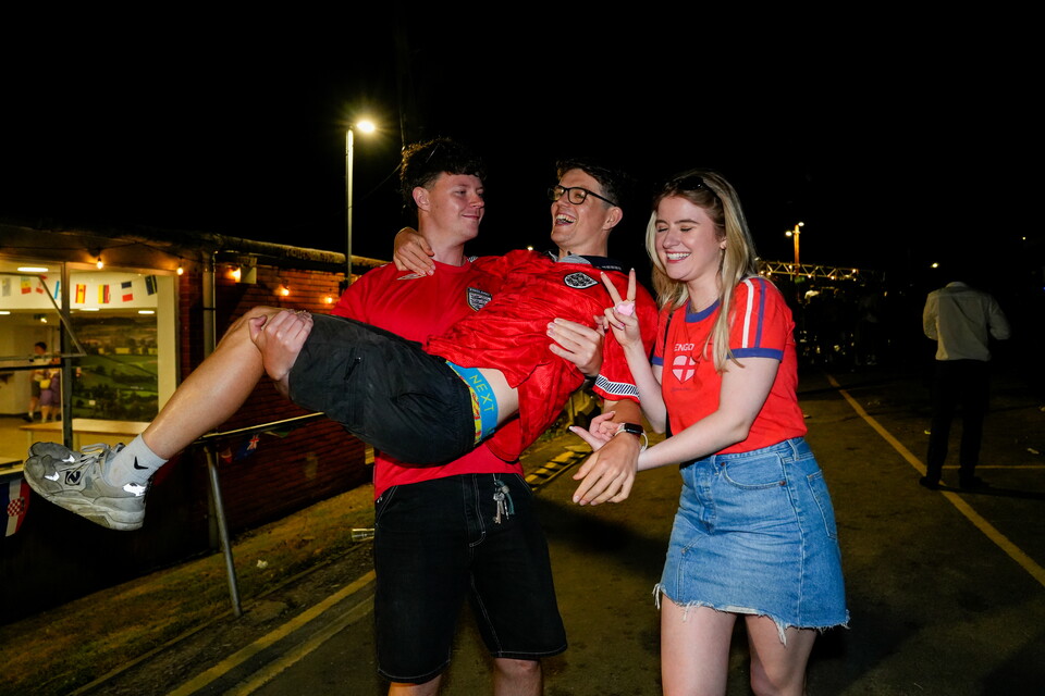 Gallery | The best fanzone images from England's win over Norway